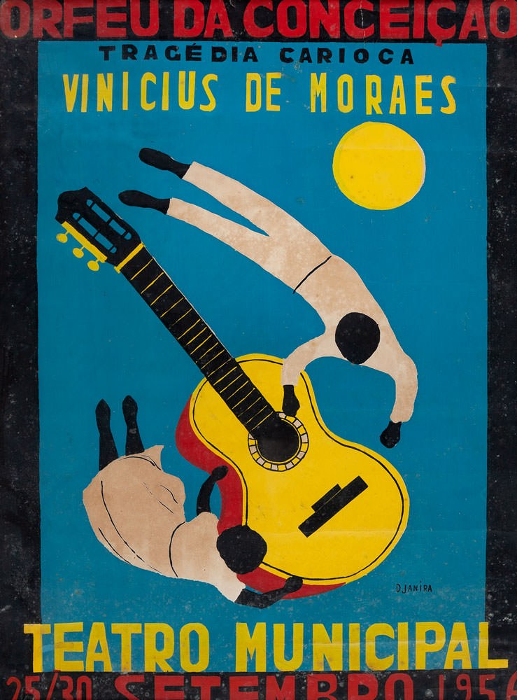 Cartaz para a peça <em>Orfeu da Conceição</em>